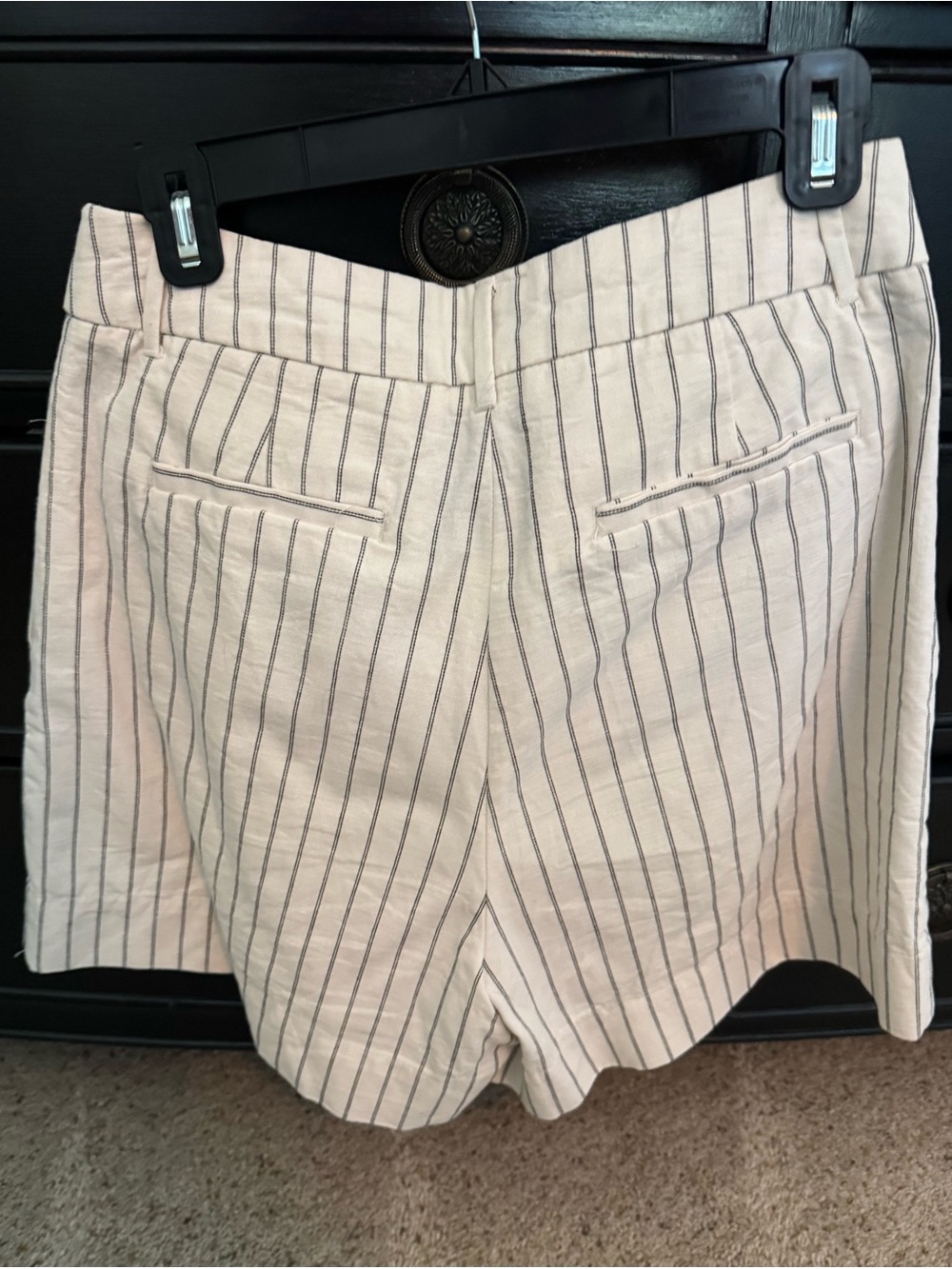 a new day Cream and Black High-Waist Striped Shorts - Picture 2 of 5